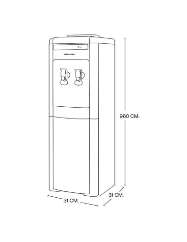 Dispensador de Agua Disx 10 Blanco