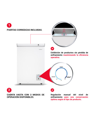 Congelador HB 5 pies