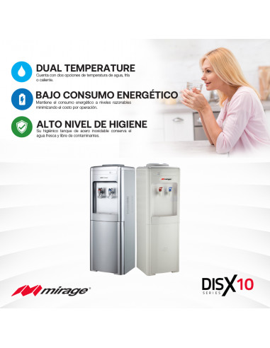 Dispensador de Agua Disx 10 Plata