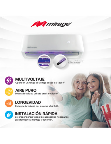 Lámpara UVC para 1 Ton