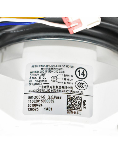 MOTOR CONDENSADOR 1.5 TON 220V