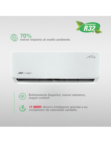 Inverter X32 1.5 Ton Solo Frío 220