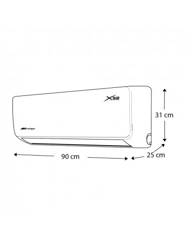 Inverter X32 1.5 Ton Solo Frío 220